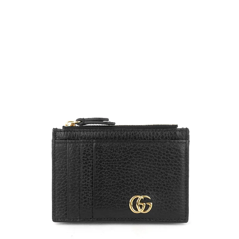 GG Marmont Leather Card Case