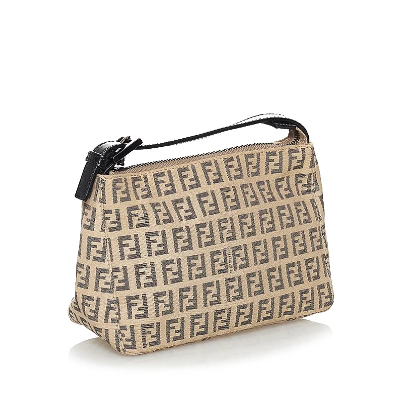 Fendi Zucchino Canvas Handbag (SHG-30841)