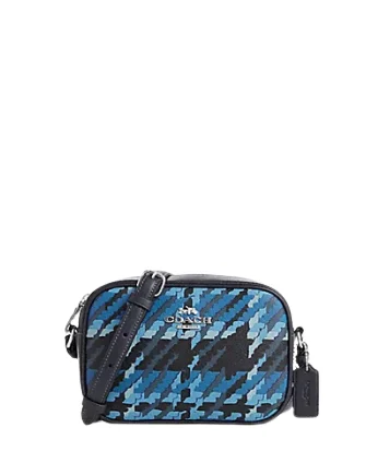 Coach Mini Jamie Camera Bag With Plaid Print