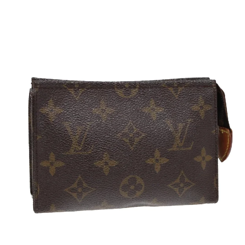 LOUIS VUITTON Monogram Poche Toilette 15 Pouch M47546 LV Auth 87460