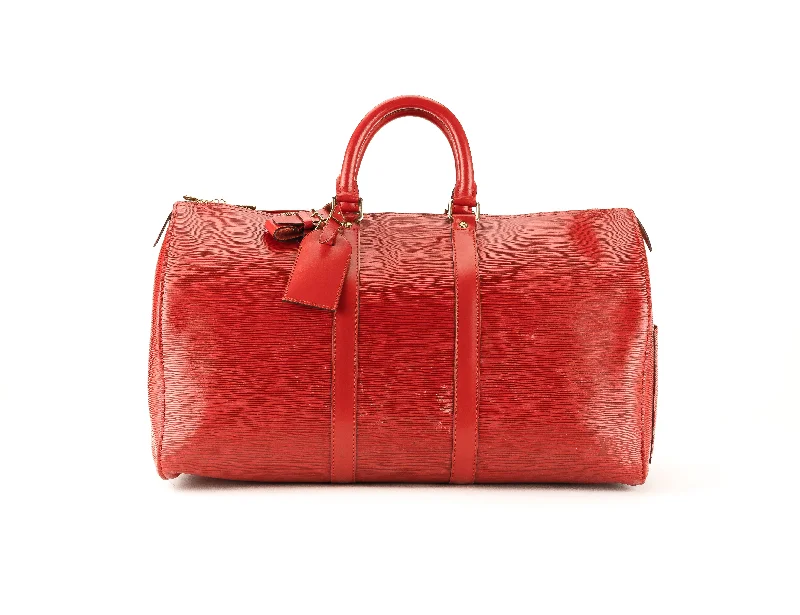 Red Epi 45 Keepall Boston Travel Bag