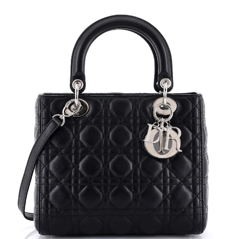 Lady Dior Bag Cannage Quilt Lambskin Medium