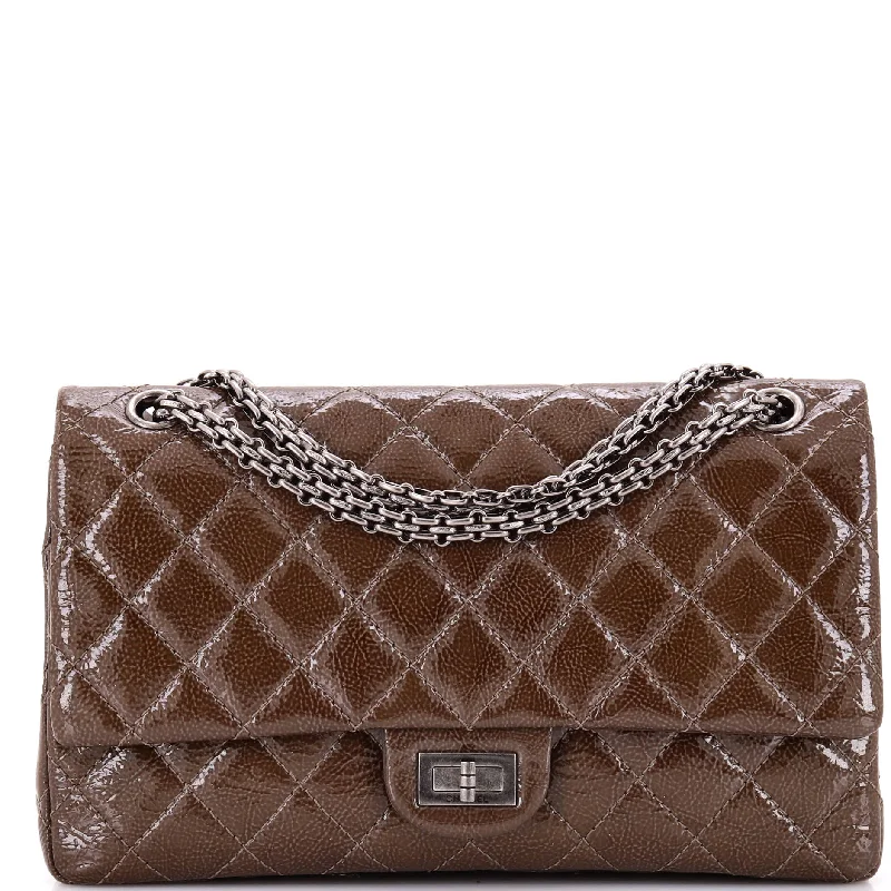 Reissue 2.55 Flap Bag Quilted Crinkled Patent 226