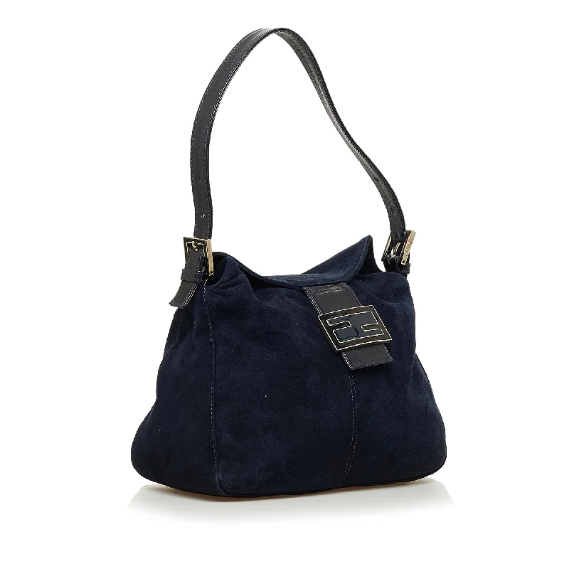 Fendi Suede Double Flap (SHG-gKaUYE)