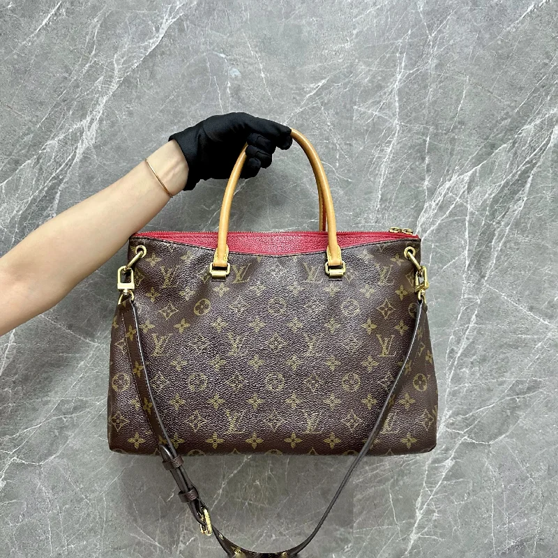 LV Pallas MM Monogram Red