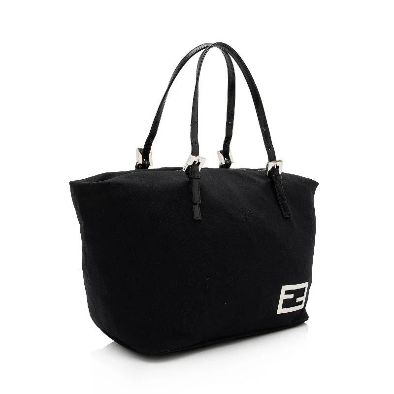 Fendi Vintage Neoprene Mini Roll Tote (SHF-hOncyE)