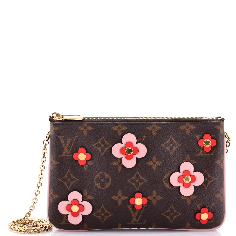 Double Zip Pochette Limited Edition Blooming Flowers Monogram Canvas