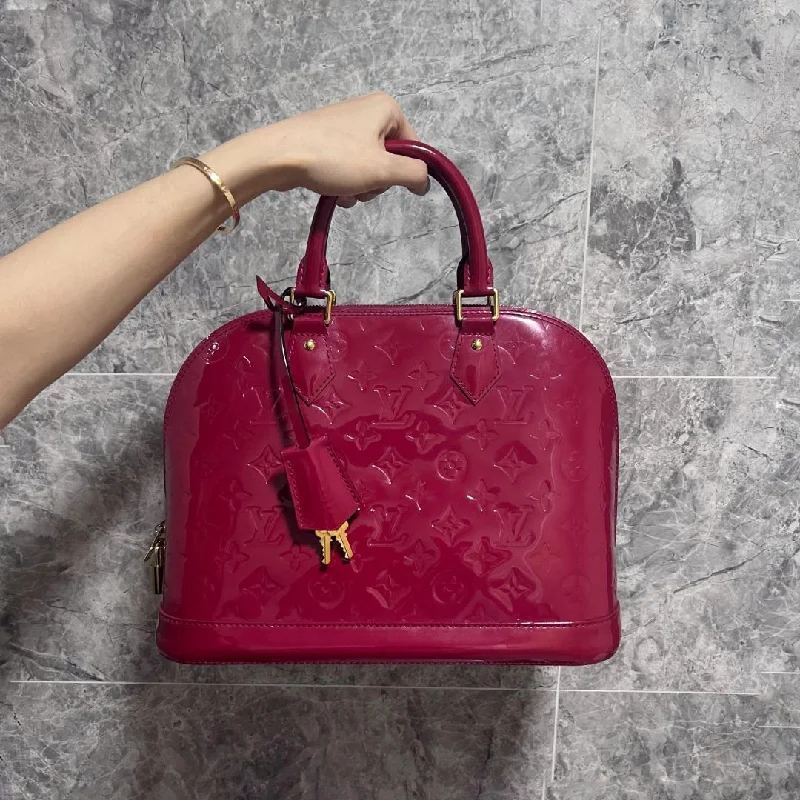 LV Alma PM Louis Vuitton Patent Leather Red