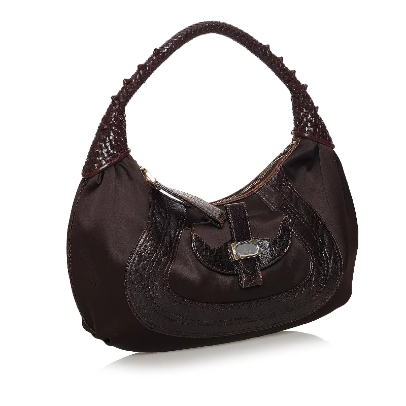 Fendi Spy Satin Shoulder Bag (SHG-30487)