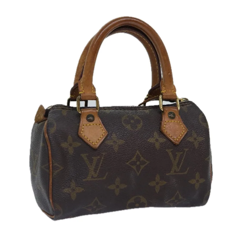 LOUIS VUITTON Monogram Mini Speedy Hand Bag M41534 LV Auth 86801