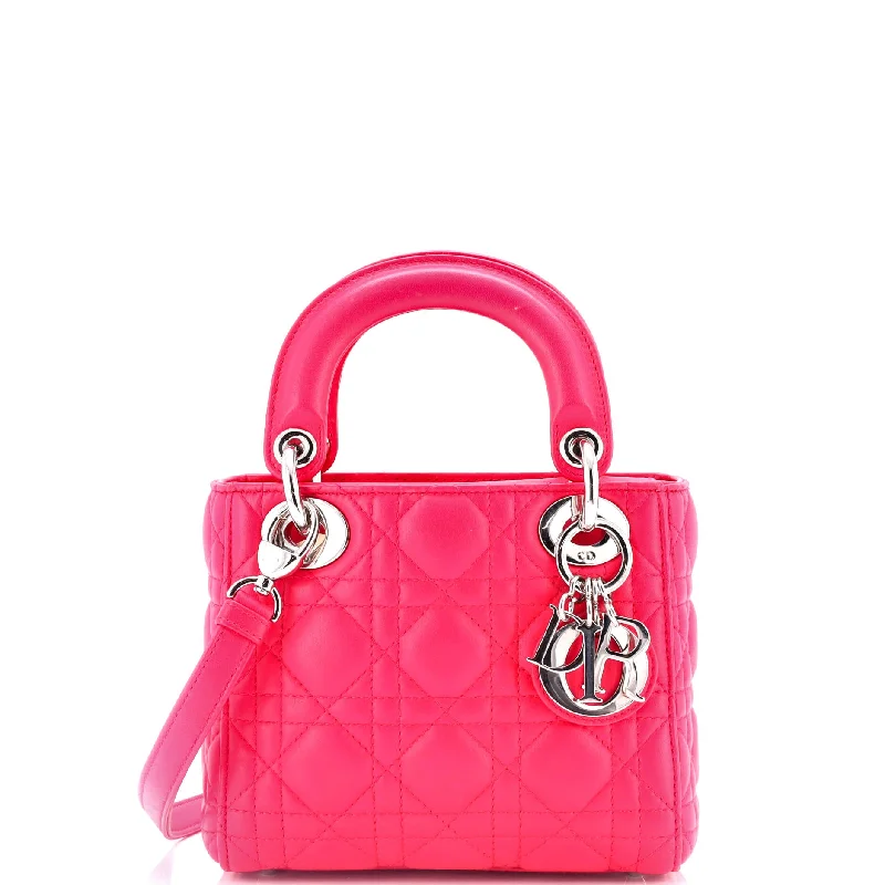 Lady Dior Bag Cannage Quilt Lambskin Mini