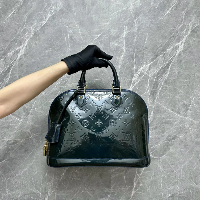 LV Alma PM Vernis Dark Green GHW