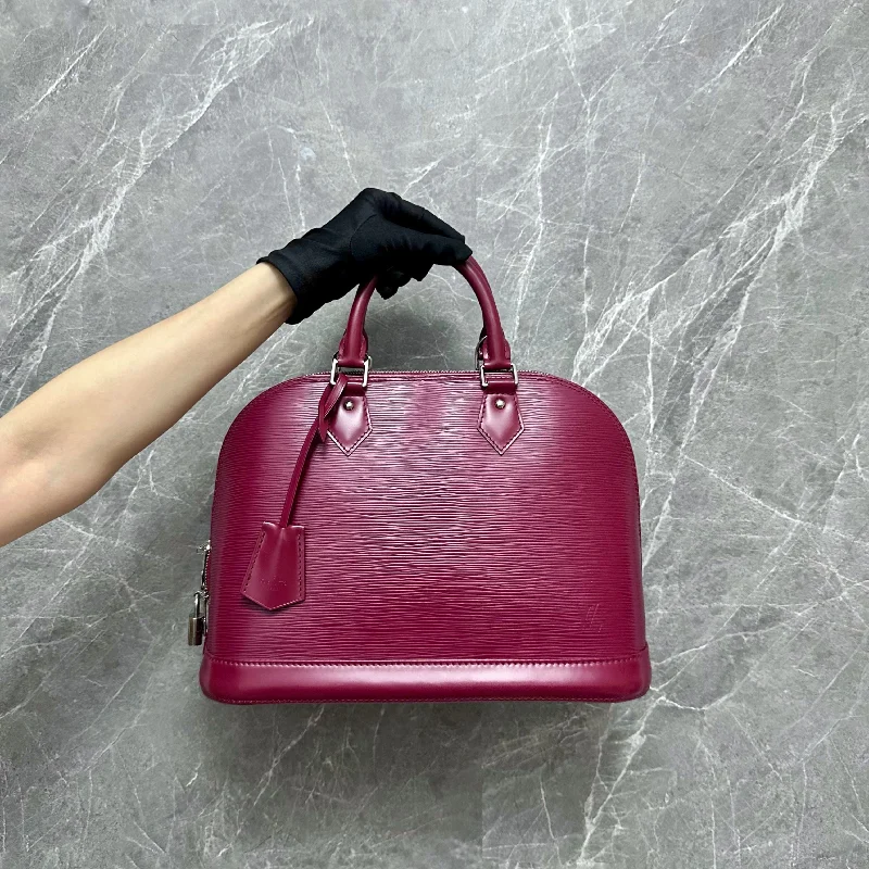 *Like New* LV Alma PM EPI Leather Burgundy SHW