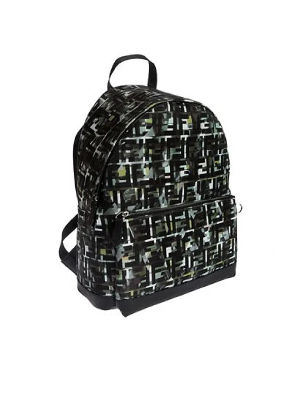 Fendi Unisex FF Multicolor Camouflage Backpack 7VZ042