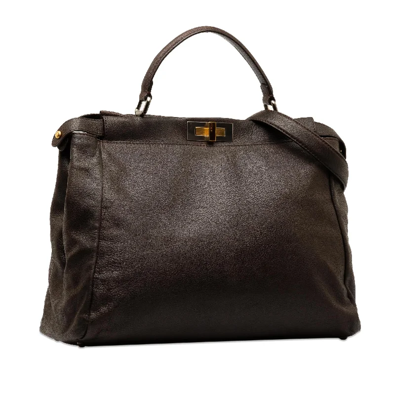 Fendi Large Peekaboo Satchel (SHG-cYT7Bd)