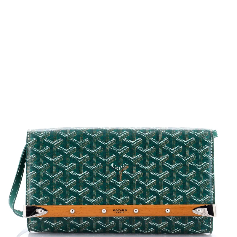 Monte Carlo Clutch with Strap Coated Canvas PM