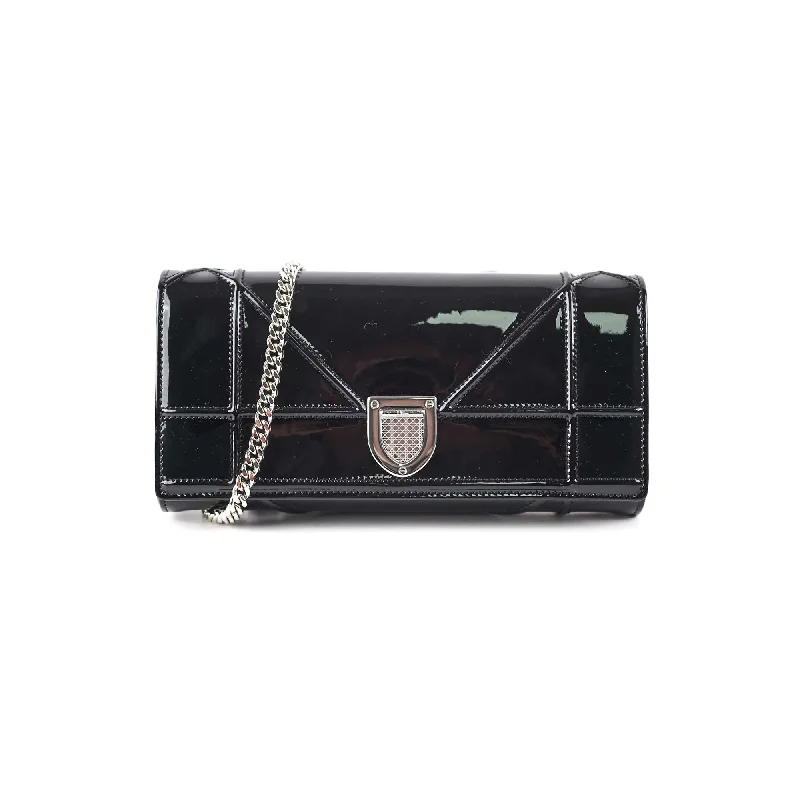 Dior Diorama Wallet on Chain WOC Black