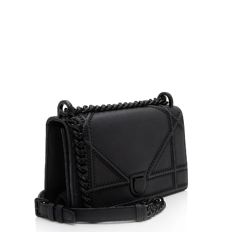 Dior Matte Calfskin Studded Diorama Small Shoulder Bag (oMRVIQ)